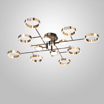 Потолочная люстра SELLIF CH L12 Brass ImperiumLoft 231273-23