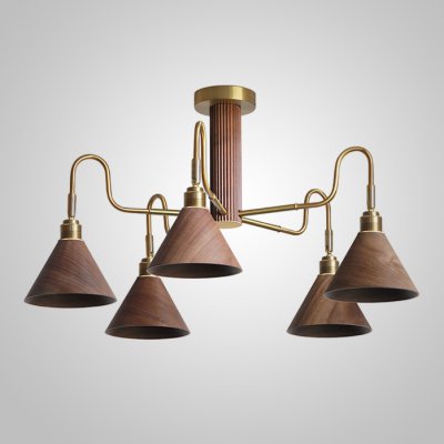 Потолочная люстра DOMENIC D75 Dark Brown ImperiumLoft 231277-23 Потолочная люстра DOMENIC D75 Dark Brown ImperiumLoft 231277-23