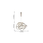 Люстра подвесная Favourite 2313-2P Saga