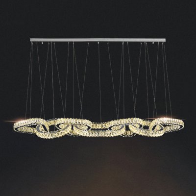 Подвесной светильник SEFENIAS LUX L160 Chrome ImperiumLoft 231304-23 Подвесной светильник SEFENIAS LUX L160 Chrome ImperiumLoft 231304-23