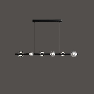 Подвесной светильник BOOSTER LONG L120 Black ImperiumLoft 231333-23