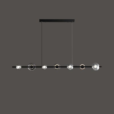 Подвесной светильник BOOSTER LONG L140 Black ImperiumLoft 231334-23