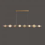 Подвесной светильник BOOSTER LONG L160 Brass ImperiumLoft 231338-23
