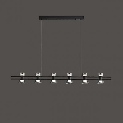 Подвесной светильник BLASIUS LONG L121,5 Black ImperiumLoft 231340-23
