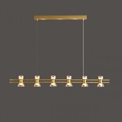 Подвесной светильник BLASIUS LONG L121,5 Brass ImperiumLoft 231345-23