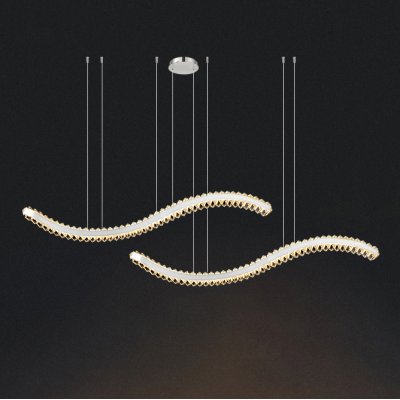 Подвесной светильник BERTOLDA W DUO A L120 Chrome ImperiumLoft 231353-23 Подвесной светильник BERTOLDA W DUO A L120 Chrome ImperiumLoft 231353-23