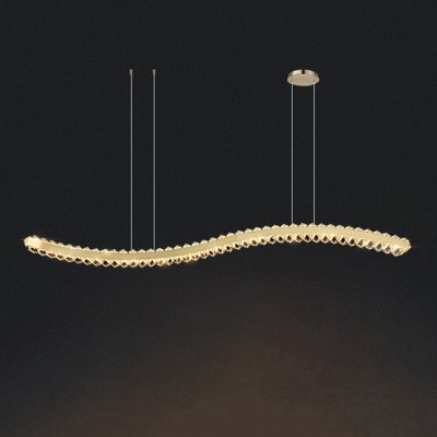 Подвесной светильник BERTOLDA W A L120 Brass ImperiumLoft 231361-23