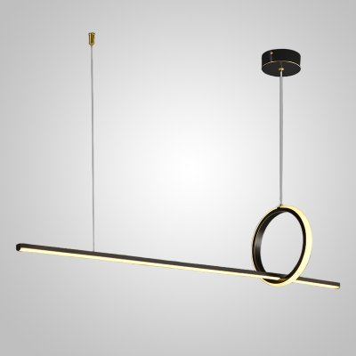 Подвесной светильник MOFFIT B LONG L120 Black ImperiumLoft 231392-23