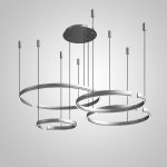 Подвесная люстра VEIKKO COMBO D45+65+65+85 Chrome ImperiumLoft 231558-23