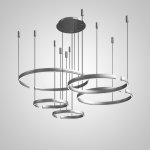 Подвесная люстра VEIKKO COMBO D45+45+65+65+85 Chrome ImperiumLoft 231559-23