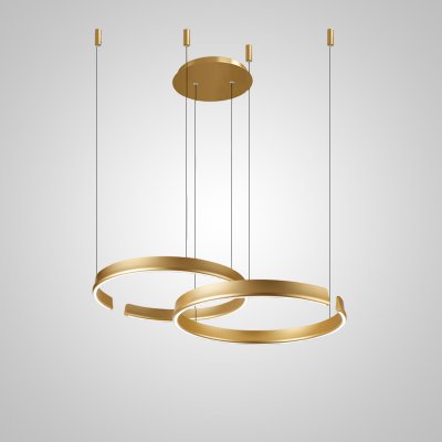 Подвесная люстра VEIKKO COMBO D45+45 Brass ImperiumLoft 231560-23