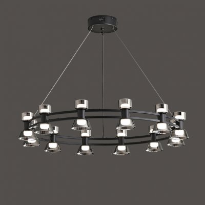 Подвесная люстра BLASIUS D83 Black ImperiumLoft 231621-23