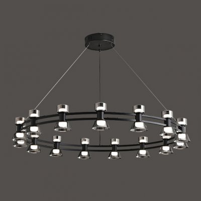 Подвесная люстра BLASIUS D103 Black ImperiumLoft 231622-23