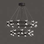 Подвесная люстра BLASIUS D83+63 Black ImperiumLoft 231623-23