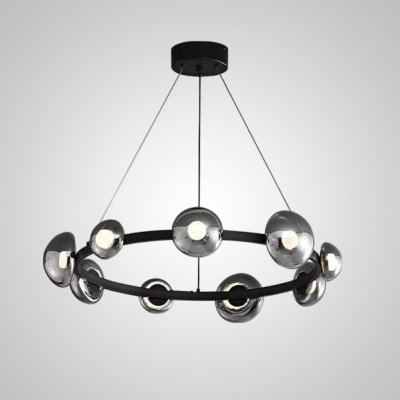 Подвесная люстра BOOSTER D68 Black ImperiumLoft 231628-23