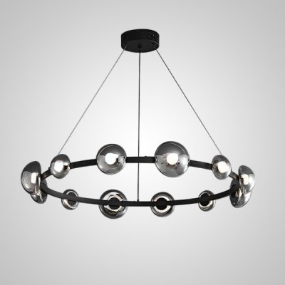 Подвесная люстра BOOSTER D88 Black ImperiumLoft 231629-23