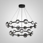 Подвесная люстра BOOSTER D68+88 Black ImperiumLoft 231631-23