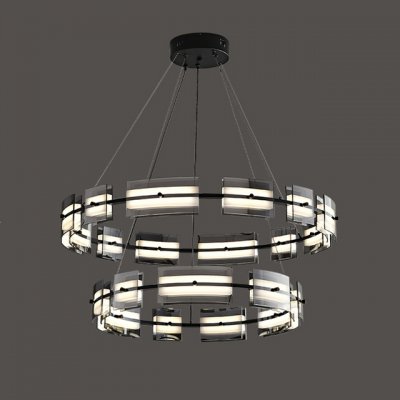 Подвесная люстра BRIAND D61+81 Black ImperiumLoft 231765-23