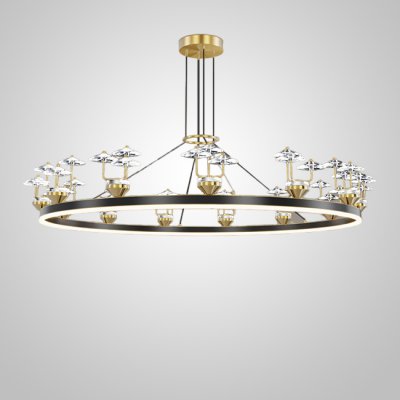 Подвесная люстра DOVRA D120 Black ImperiumLoft 231805-23