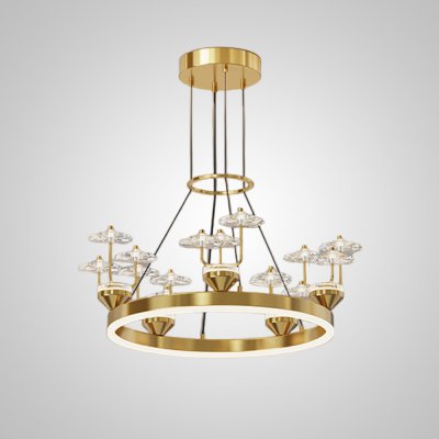 Подвесная люстра DOVRA D50 Brass ImperiumLoft 231806-23