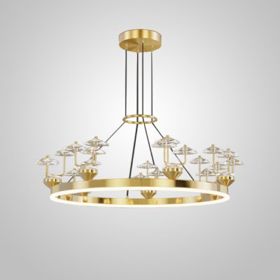 Подвесная люстра DOVRA D70 Brass ImperiumLoft 231807-23 Подвесная люстра DOVRA D70 Brass ImperiumLoft 231807-23