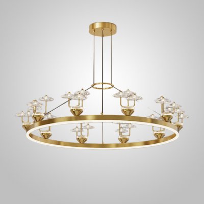 Подвесная люстра DOVRA D100 Brass ImperiumLoft 231808-23