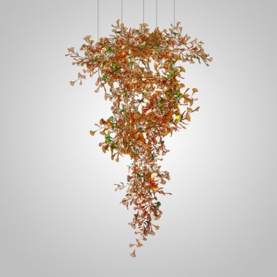 Подвесная люстра ELLING LUX H250 Amber ImperiumLoft 231848-23