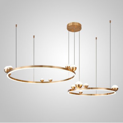 Подвесная люстра HOLVAST COMBO B D60+80 ImperiumLoft 231890-23