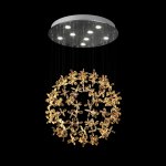 Подвесная люстра LUCIEN D40 Amber ImperiumLoft 231922-23