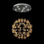 Подвесная люстра LUCIEN D50 Amber ImperiumLoft 231923-23