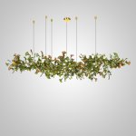 Подвесная люстра ELLING B L250 Green ImperiumLoft 231960-23