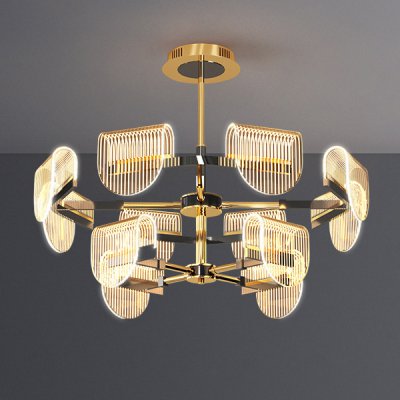 Потолочная люстра RAGNAR D82+60 ImperiumLoft 231980-23