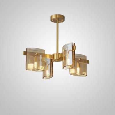Потолочная люстра JANICE CH L4 Brass ImperiumLoft 231988-23