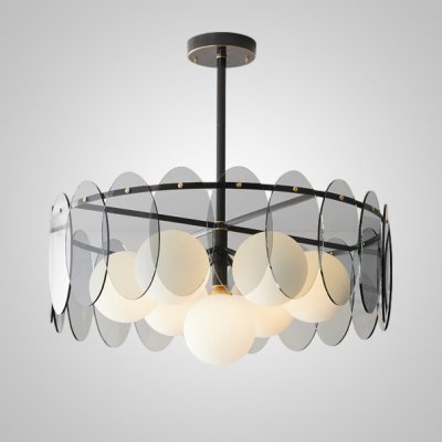 Потолочная люстра RASMIN D60 Black ImperiumLoft 232023-23