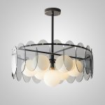 Потолочная люстра RASMIN D60 Black ImperiumLoft 232023-23