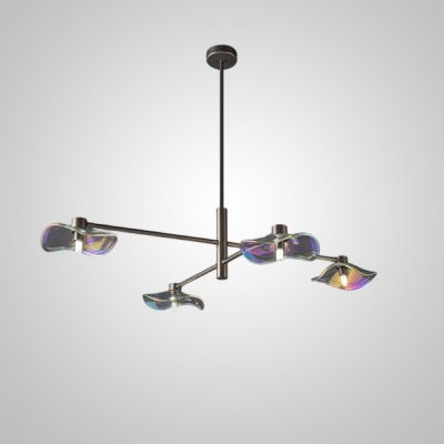 Потолочная люстра MILIAN CH L4 Black Grey ImperiumLoft 232035-23