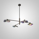 Потолочная люстра MILIAN CH L4 Black Grey ImperiumLoft 232035-23