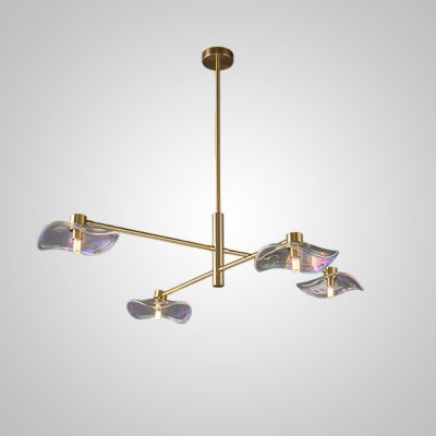 Потолочная люстра MILIAN CH L4 Brass Grey ImperiumLoft 232037-23