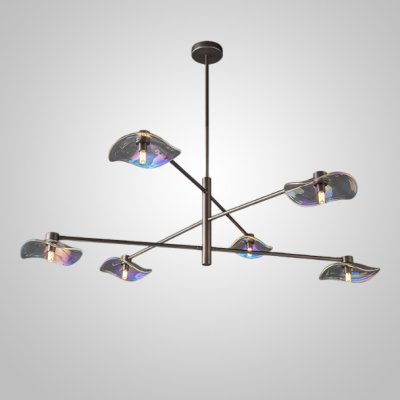 Потолочная люстра MILIAN CH L6 Black Grey ImperiumLoft 232039-23