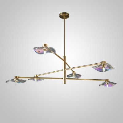 Потолочная люстра MILIAN CH L6 Brass Grey ImperiumLoft 232041-23 Потолочная люстра MILIAN CH L6 Brass Grey ImperiumLoft 232041-23