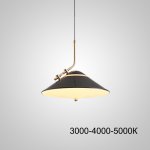 Подвесной светильник RUNAR Black Трехцветный свет ImperiumLoft 232085-23