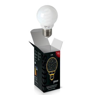 Лампа Gauss 232113 Globe 13W 2700K E27 Лампа Gauss 232113 Globe 13W 2700K E27