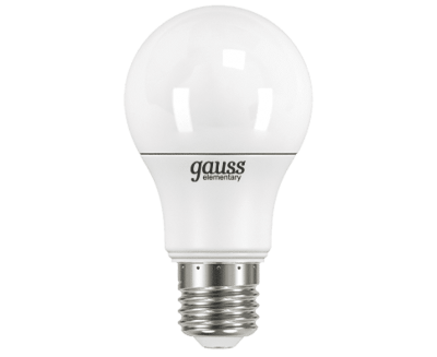 Лампа Gauss LED Elementary A60 7W E27 2700K акция