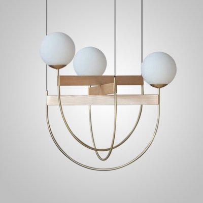 Подвесной светильник GIERTON D54 Light brown ImperiumLoft 232219-23