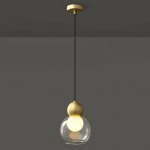 Подвесной светильник FANUEL D15 Brass ImperiumLoft 232454-23