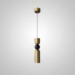 Подвесной светильник NIORD A Brass Black ImperiumLoft 232486-23
