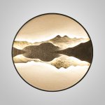 Настенный светильник DAWN B A D120 Black ImperiumLoft 232754-23