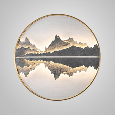 Настенный светильник DAWN B B D100 Brass ImperiumLoft 232763-23