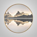 Настенный светильник DAWN B B D120 Brass ImperiumLoft 232764-23