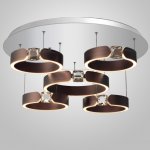 Потолочная люстра SELLIF CHROME L5 Brown ImperiumLoft 232792-23
